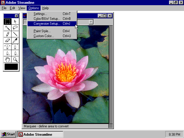 Adobe Streamline 4.0 - Edit